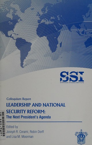 Cover for Leadership and national security reform