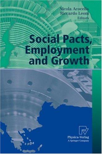 Cover for Social Pacts, Employment and Growth