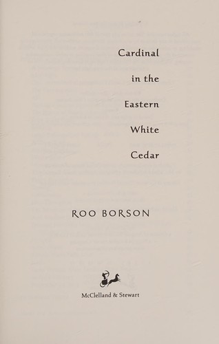 Cover for Cardinal in the Eastern White Cedar