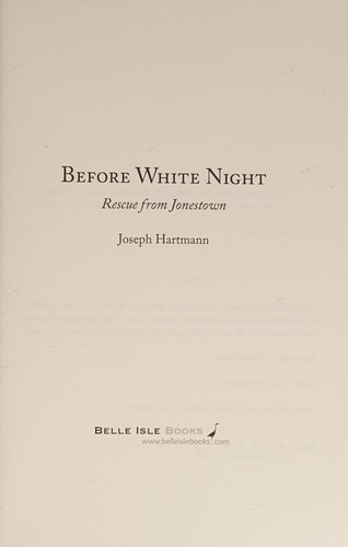 Cover for Before White Night