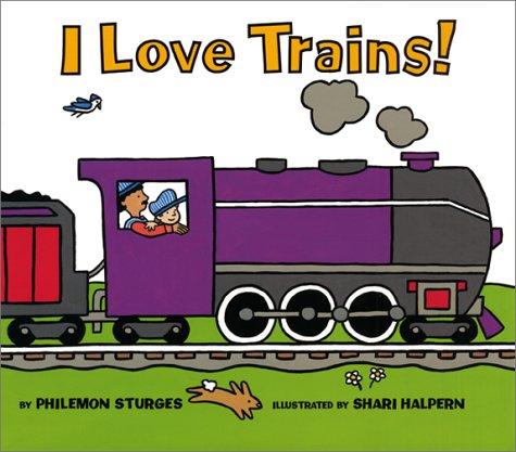Cover for I love trains!