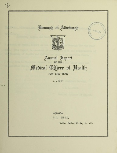 Cover for [Report 1969]