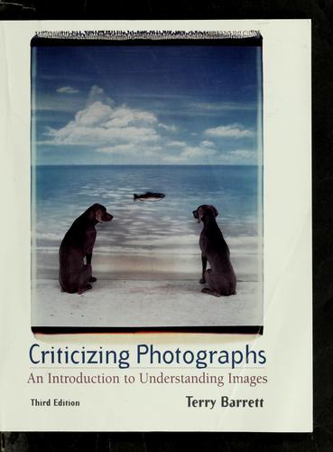 Cover for Criticizing photographs
