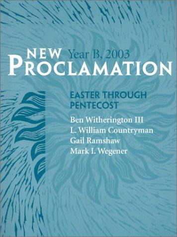 Cover for New Proclamation