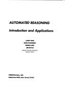 Cover for Automated reasoning