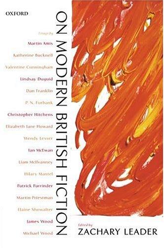 Cover for On modern British fiction