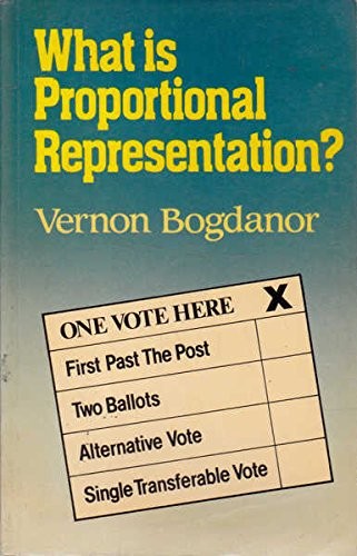 Cover for What is proportional representation?