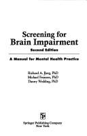 Cover for Screening for brain impairment