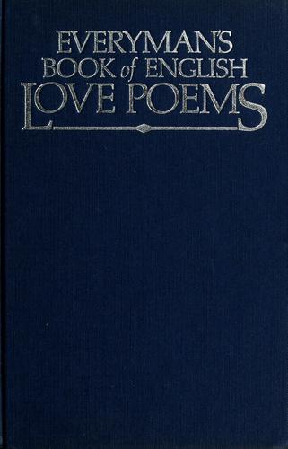 Cover for Everyman's book of English love poems