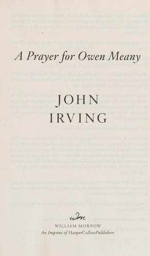 Cover for Prayer for Owen Meany