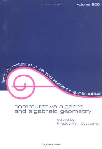 Cover for Commutative Algebra and Algebraic Geometry