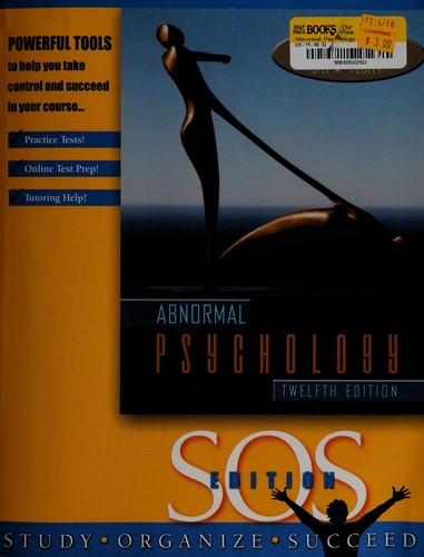 Cover for Supplement: Abnormal Psychology, S.O.S. Edition - Abnormal Psychology