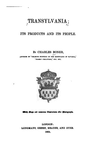 Cover for Transylvania
