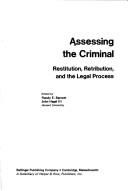 Cover for Assessing the criminal