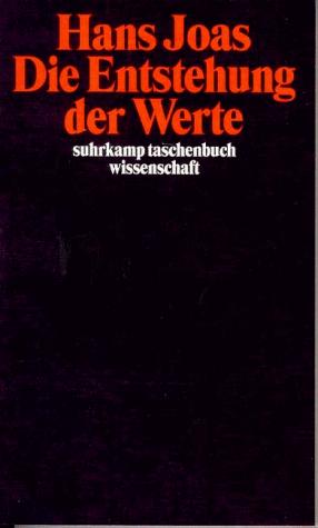 Cover for Die Entstehung der Werte.