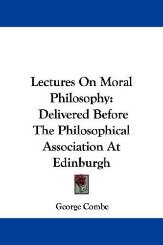 Cover for Lectures On Moral Philosophy