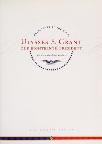 Cover for Ulysses S. Grant