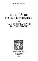 Cover for Le théâtre dans le théâtre