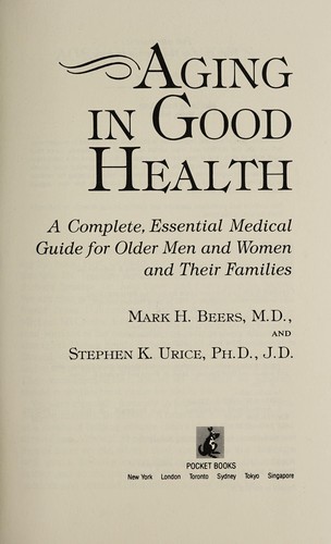 Cover for Aging in good health