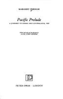 Cover for Pacific prelude