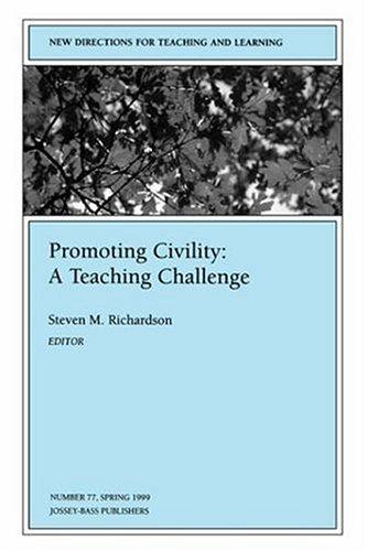 Cover for Promoting Civility: A Teaching Challenge