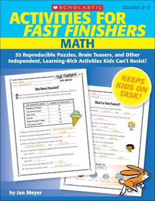 Cover for Math Grade 23
            
                Activities for Fast Finishers