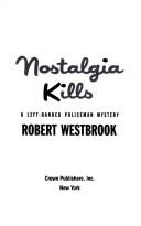 Cover for Nostalgia Kills a Left Handed