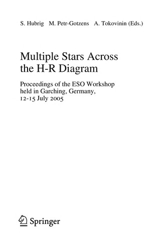 Cover for Multiple stars across the H-R diagram