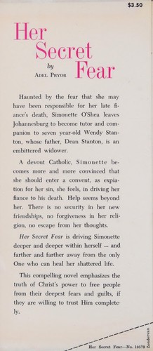 Cover for Her secret fear.