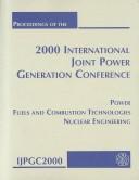 Cover for Proceedings of the 2000 International Joint Power Generation Conference