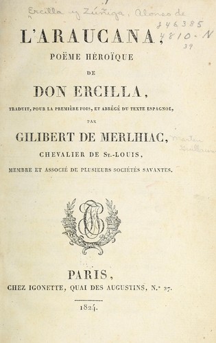 Cover for L' Araucana