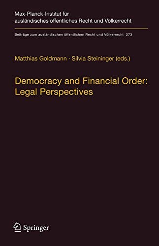 Cover for Democracy and Financial Order