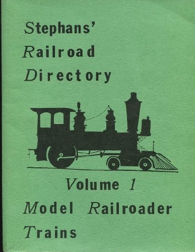 Cover for Stephans' railroad directory