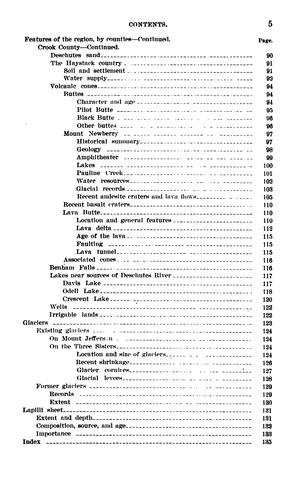 Cover for Preliminary Report on the Geology and Water Resources of Central Oregon