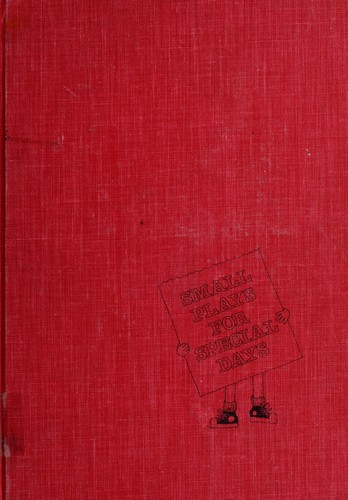 Cover for Small plays for special days