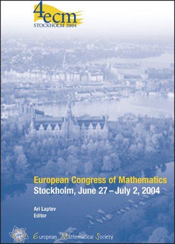 Cover for European Congress of Mathematics, Stockholm, June 27-July 2, 2004