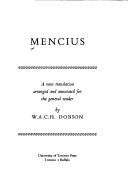 Cover for Mencius