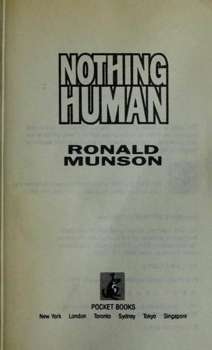 Cover for Nothing human