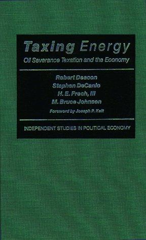 Cover for Taxing Energy
