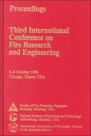 Cover for Fire Research and Engineering, Third International Conference Proceedings