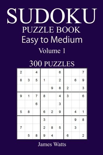 Cover for 300 Easy to Medium Sudoku Puzzle Book