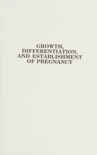 Cover for Placental signals