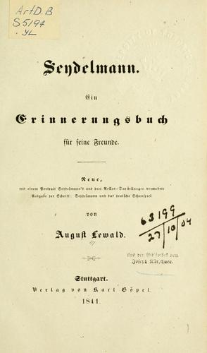 Cover for Seydelmann