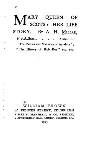 Cover for Mary Queen of Scots: Her Life Story