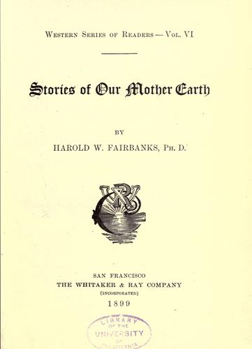 Cover for Stories of our mother earth