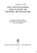 Cover for Das Geistesleben der Slaven im frühen Mittelalter.