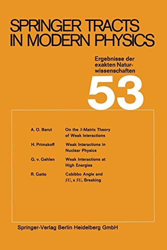 Cover for Springer Tracts in Modern Physics