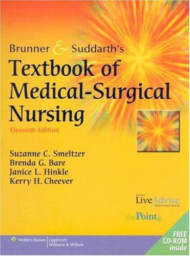 Cover for Brunner and Suddarth's Textbook of Medical-Surgical Nursing (Brunner & Suddarth's Textbook of Medical-Surgical Nursing)