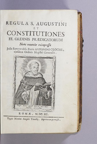 Cover for Regula S. Augustini et Constitutiones FF. Ordinis Praedicatorum