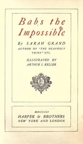 Cover for Babs the impossible